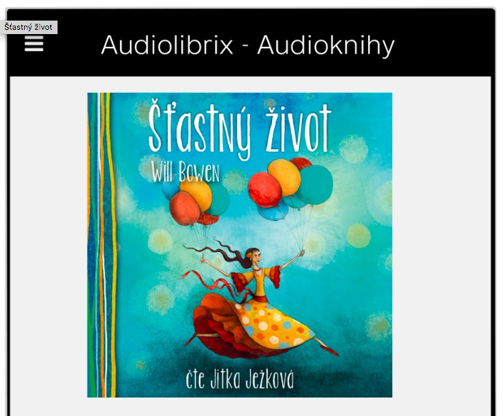 šťastný život adiolibrix kniha audio